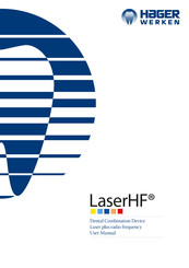 HAGER WERKEN LaserHF standard User Manual