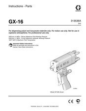 Graco GX-16 Instructions Manual