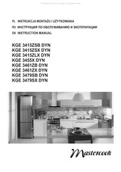Mastercook KGE 3455X DYN Instruction Manual