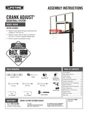 Lifetime CRANK ADJUST 90568 Assembly Instructions Manual
