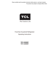 TCL TRF-250WMY Operating Instructions Manual