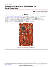 Texas Instruments LP-MSPM0L1306 User Manual