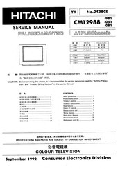 Hitachi CMT2988-081 Service Manual