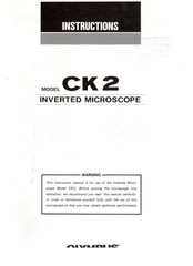 Olympus CK2 Instructions Manual