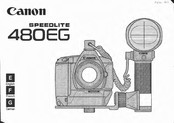 Canon SPEEDLITE 480EG Manual