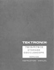 Tektronix 7613 Instruction Manual