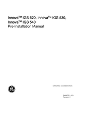 GE Innova IGS 530 Preinstallation Manual