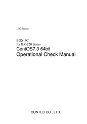 Contec BX220 Series Operational Manual
