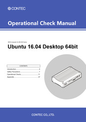 Contec BX-830-DC700000 Operational Manual