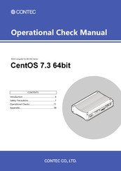 Contec BX-830-DC700000 Operational Manual