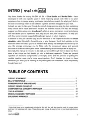 Erica Synths mki x es.EDU Hi-Hat Manual