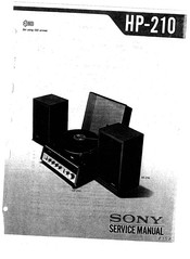 Sony HP-210 Service Manual