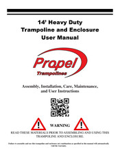 Propel Trampolines PRO1432-COMBO User Manual