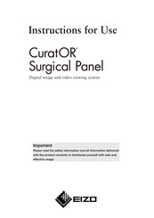 Eizo CuratOR SP2-24-24 Instructions For Use Manual