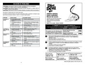Dirt Devil SD40190 Owner's Manual