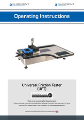 Rhopoint UFT Operating Instructions Manual