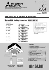 Mitsubishi Electric PLA-RP1.6AA Technical & Service Manual