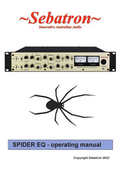 Sebatron SPIDER EQ Operating Manual