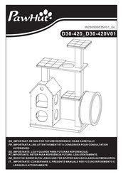 PawHut D30-420V01 Quick Start Manual