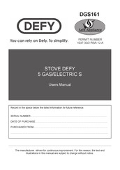 Defy DGS161 User Manual