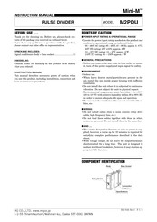 Mg Mini-M M2PDU Instruction Manual