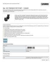 Phoenix Contact EV-T2M3SO12-3P-P-SET Manual