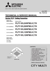Mitsubishi Electric CITY MULTI PLFY-WL15NFMU-E.TH Technical & Service Manual