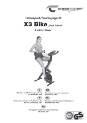 Christopeit Sport X3 Black Edition Assembly And Exercise Instructions