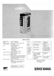 Sony TCS-350 Service Manual