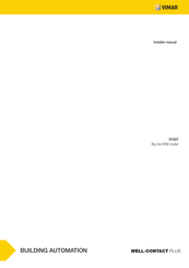 Vimar 01507 Installer Manual