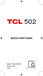 TCL 502 Quick Start Manual