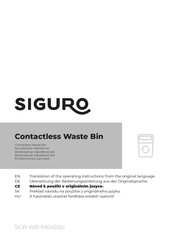 SIGURO SGR-WB-M645SU Operating Instructions Manual