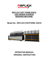 Reflex GX616 Operation Manual