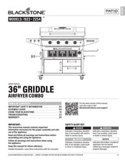 Black Stone PATIO 2254 Owner's Manual