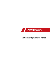HIKVISION AX DS-PWA32-HS Manual