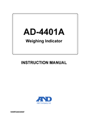 AND AD-4401A Instruction Manual