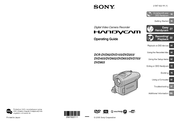 Sony DCR-DVD803 Operating Manual