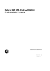 GE Optima IGS 330 Preinstallation Manual
