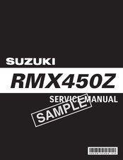 Suzuki RMX450Z Service Manual