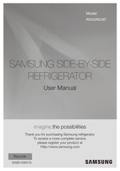 Samsung RS542NCAE Series User Manual