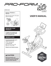 Proform tour de france clc manual outlet