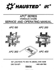 Hausted APC 200 Service And Operating Manual