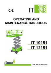 iteco IT 12151 Operating And Maintenance Handbook
