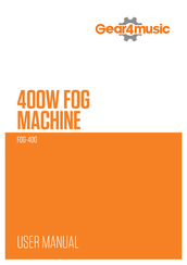 Gear4music FOG-400 User Manual