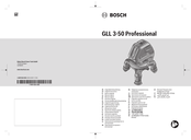 Bosch gll 3-50 professional Original Instructions Manual