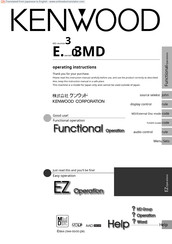 Kenwood E303MD Operating Instructions Manual
