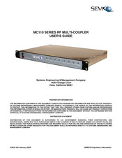 Semco MC110 Series User Manual