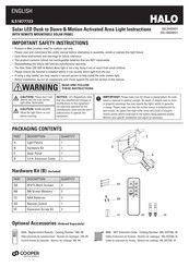 Halo SBL50A50GY Instructions Manual