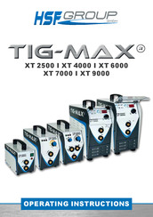 HSF TIG-MAX XT 4000 Operating Instructions Manual