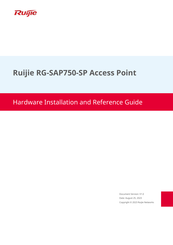 Ruijie RG-SAP750-SP Hardware  Installation And Reference Manual